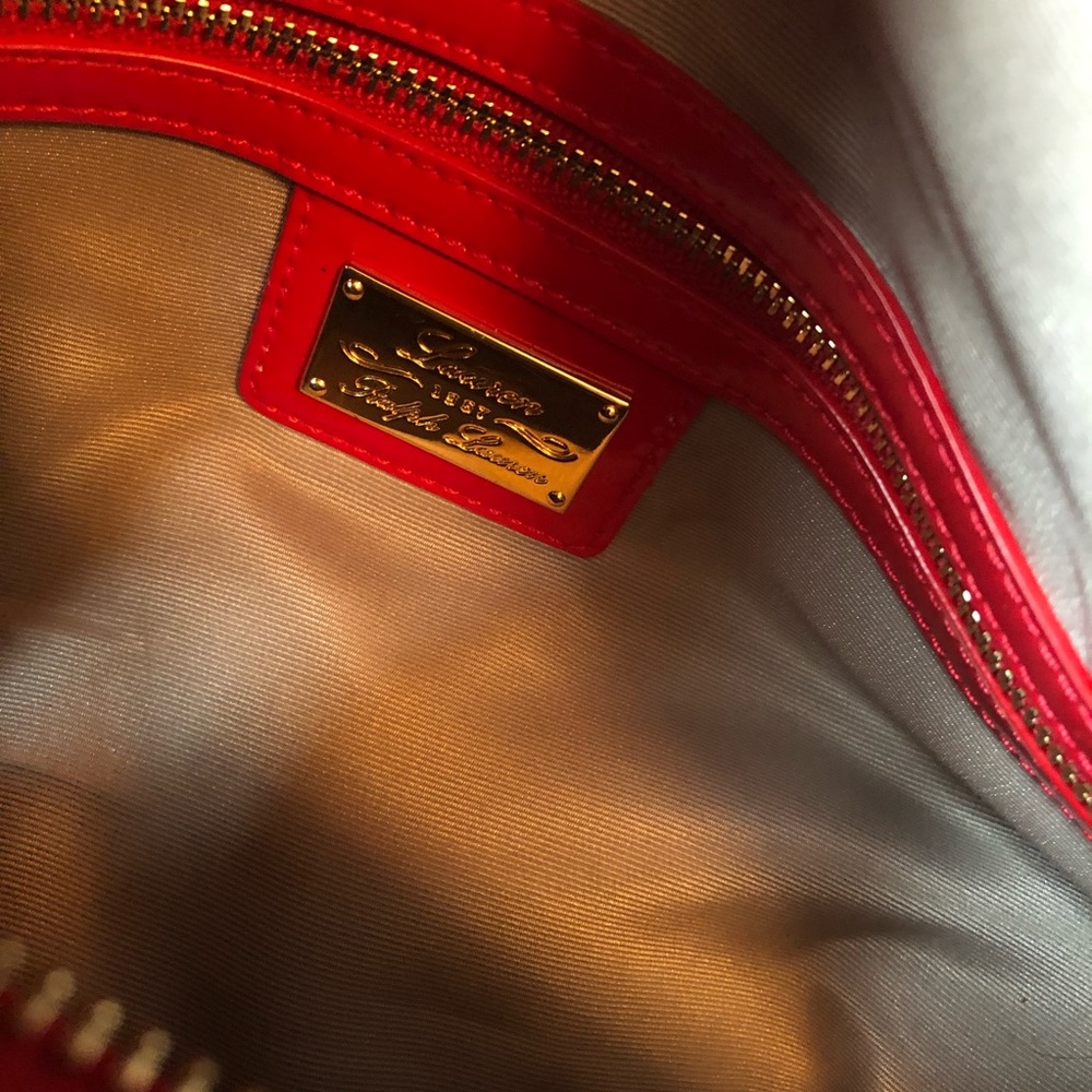 Rare Red Ralph Lauren red purse - Picture 4 of 6